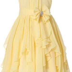 Flower Girl Dress Ruffled Chiffon