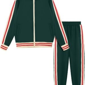 Boys' Tracksuits Set Long Sleeve Full Zip Active Jackets & Jogger Pants Suits 2 Piece Kids Sweatsuit for 4-12 Years