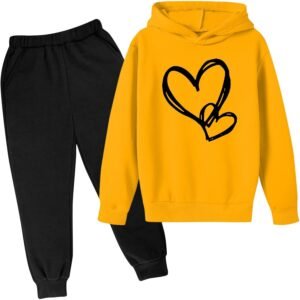 Children Boy Girl Sweatsuits with Matching Pants and Hooded Sweatshirts - Tracksuits for Child Outfits