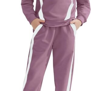Toddler Girl Clothes 2 Piece Outfits Fashion Sweatshirts+Sweatpants Long Sleeve Tracksuit Clothing Set Size 3-8Y