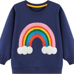 Girl Sweatshirts Halloween Christmas Crewneck Long Sleeve Pullover Cotton Graphic Top Sweater Shirts