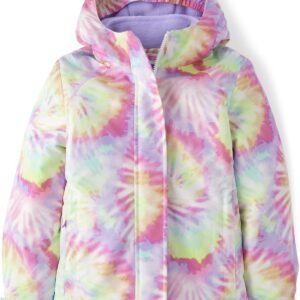 girls Heavy 3 in 1 Winter Jacket, Wind-resistant Water-resistant Shell, Fleece Inner