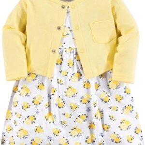 baby-girls Dress and Cardigan